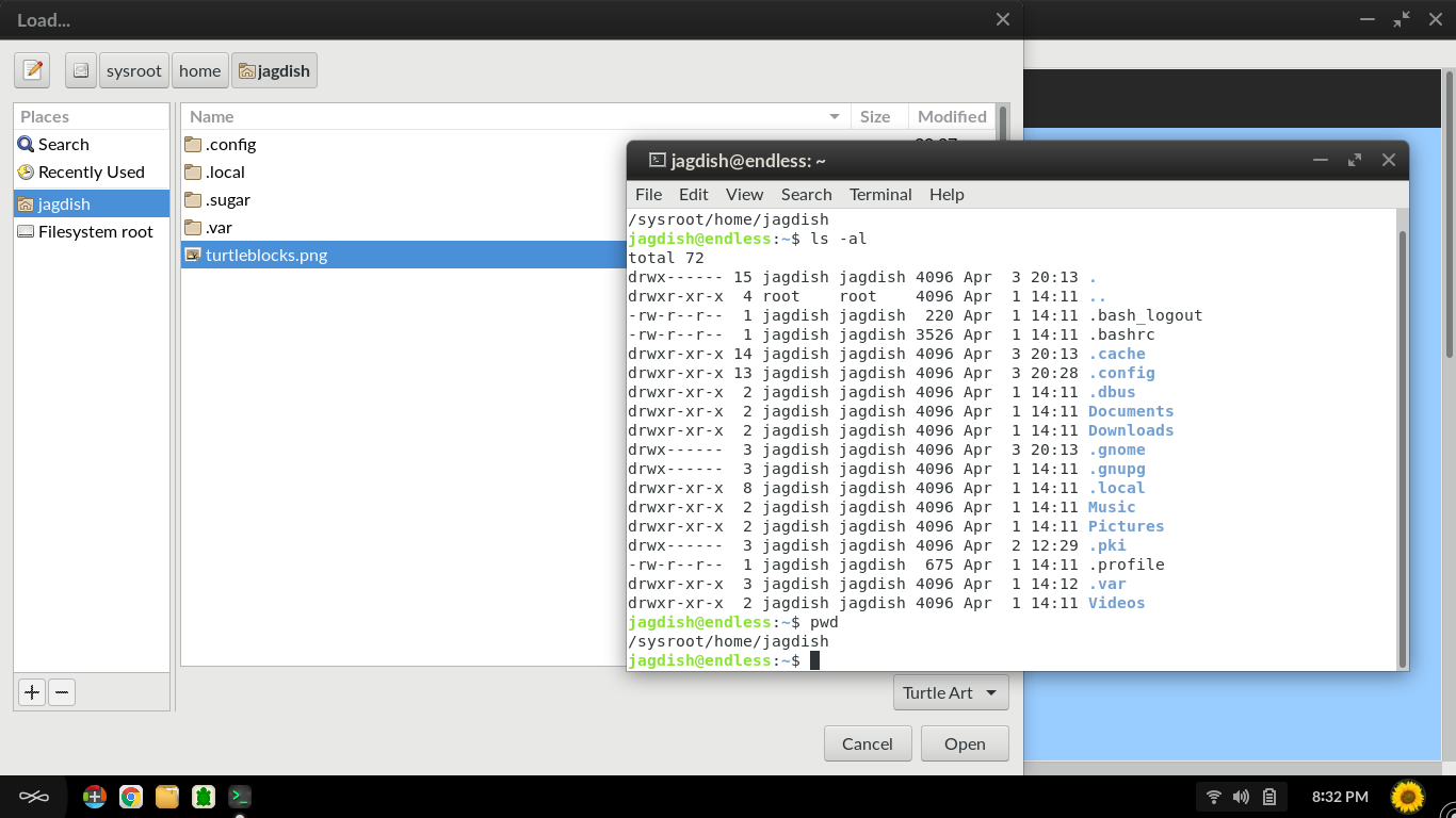 [SOLVED] Cannot save from Turtle Blocks - help - Endless OS Community